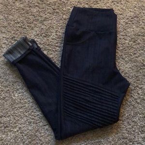 Agnes and Dora XL Moto jeggings